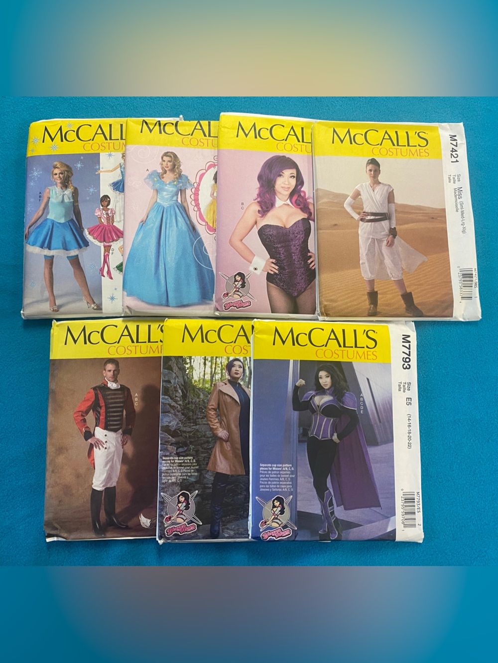 Set of 8 McCall’s Sewing Patterns Brand New Unused